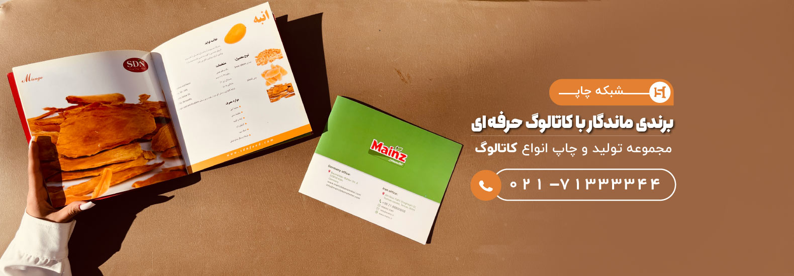 Professional catalog banner