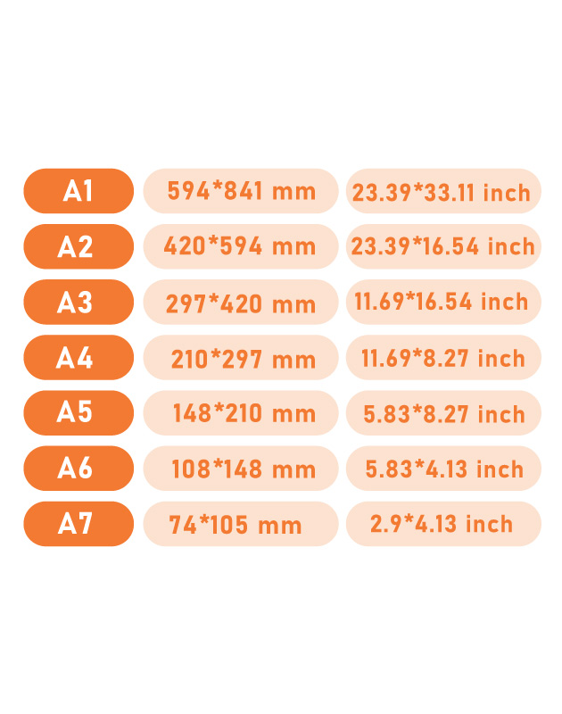اندازه و سایز کاغذ