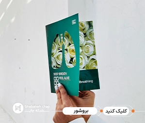 چاپ بروشور ارزان شبکه چاپ