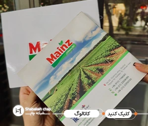 نمونه طرح کاتالوگ