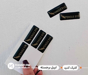 چاپ لیبل چسبی برجسته با مقاومت بالا در شبکه چاپ